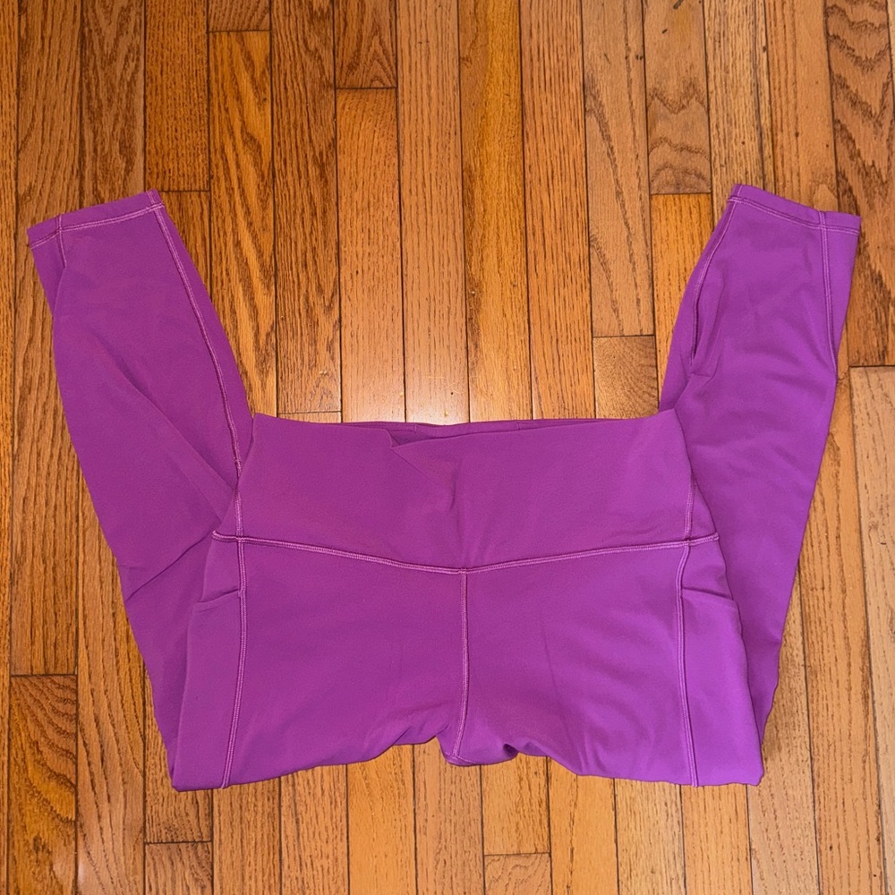 Lululemon Athletica Magenta Leggings